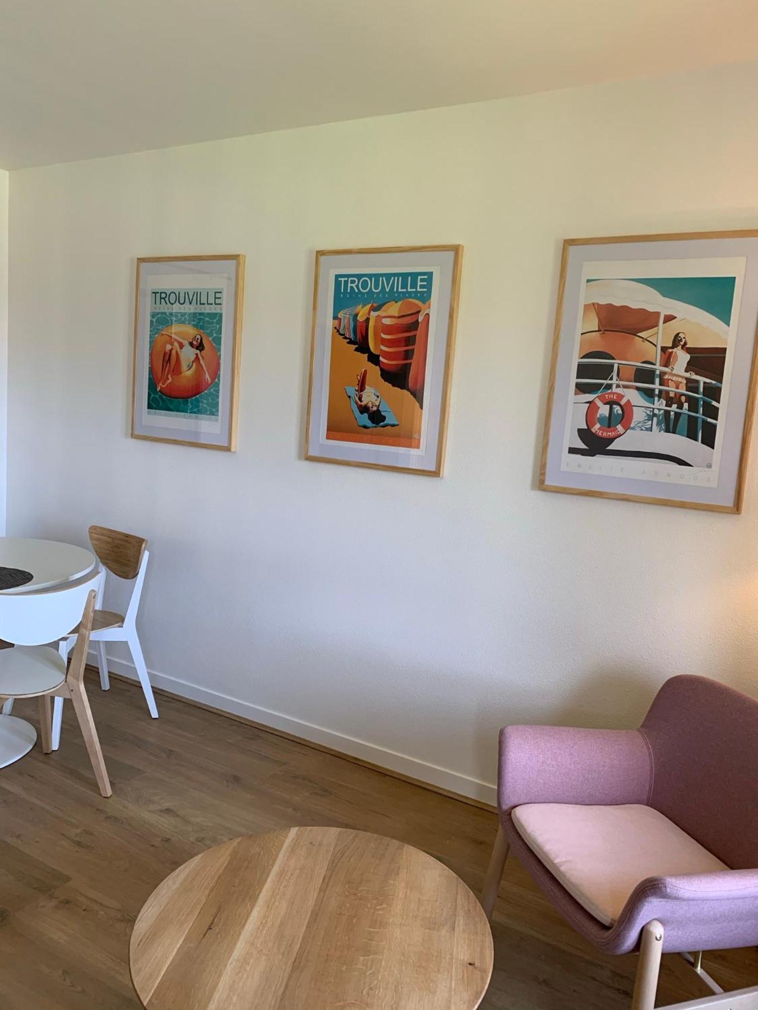 L'Appartement Vue Mer De La Villa Des Rosiers - Trouville Sur Mer Luaran gambar